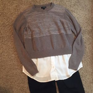 The Limited layered sweater